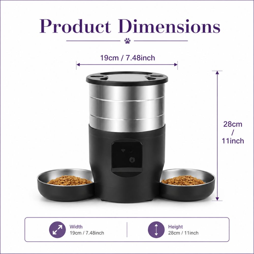 Feline Maison Dual Feeder specifications